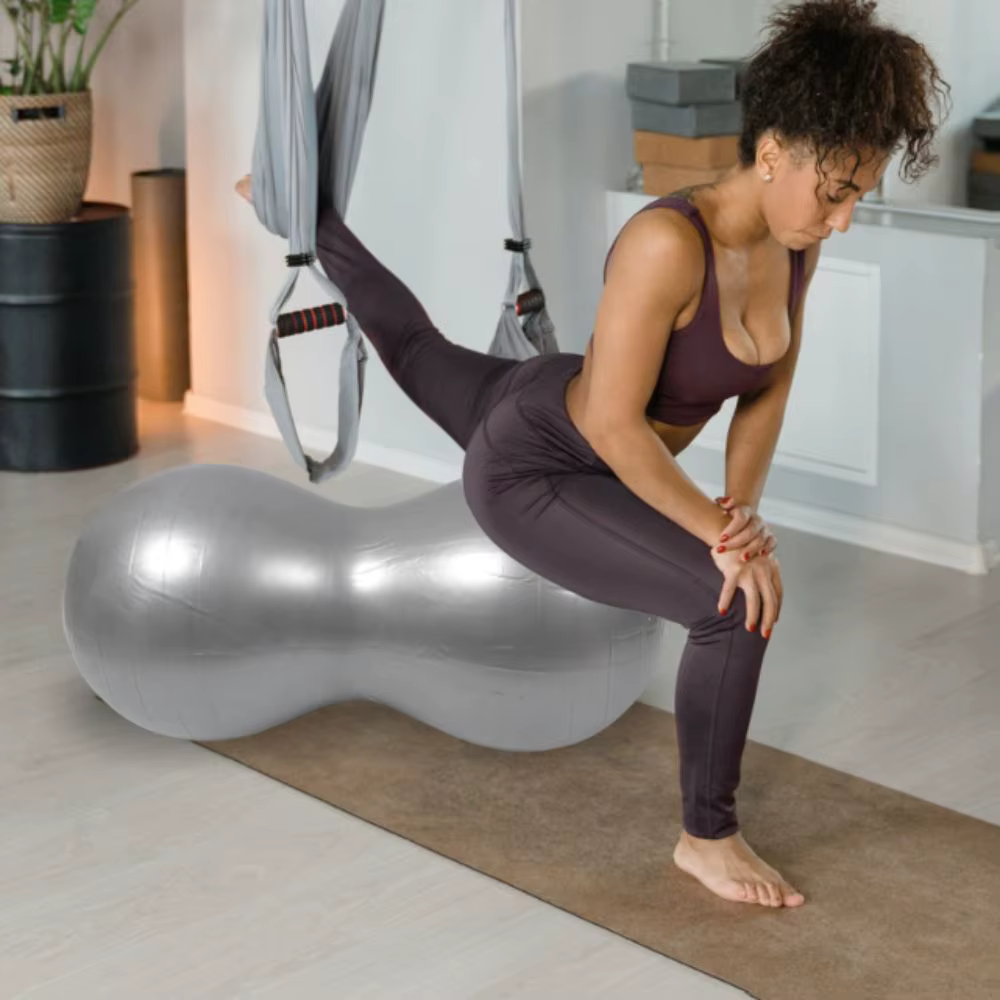 Ballon de yoga anti-explosion épaissi en PVC avec pompe
