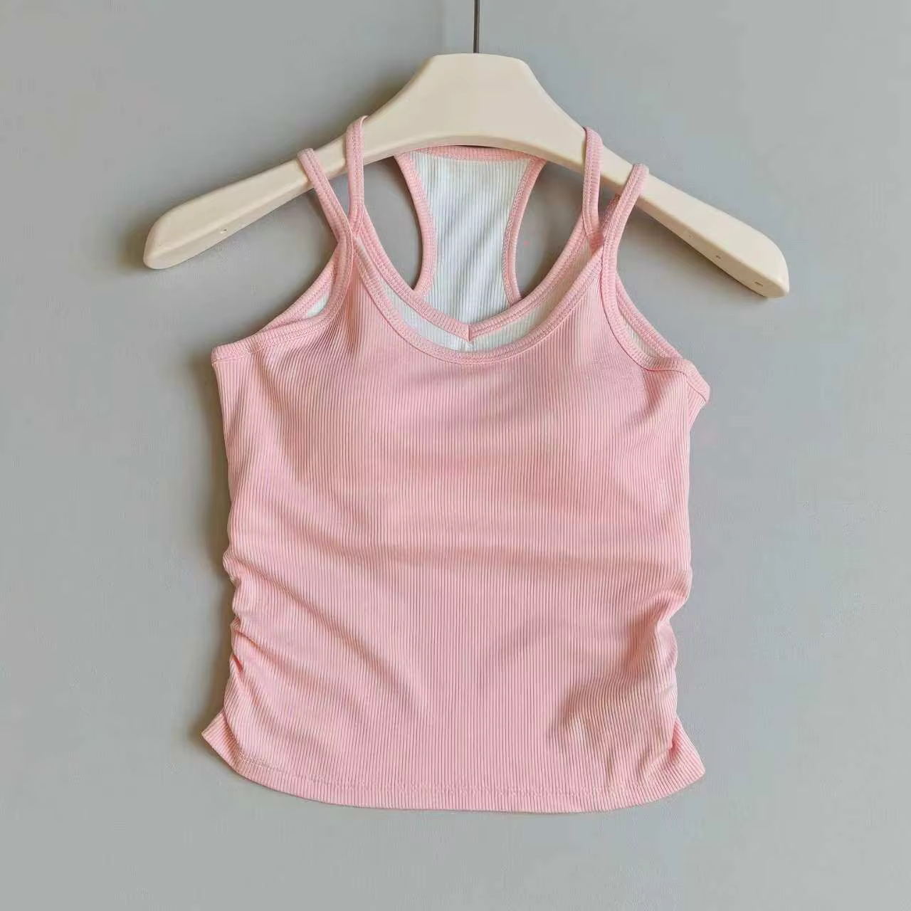 Veste de yoga avec coussinet de poitrine antichoc