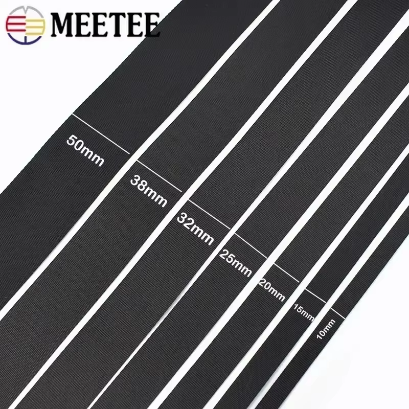 Sangle en Nylon noir 5M 10-100mm