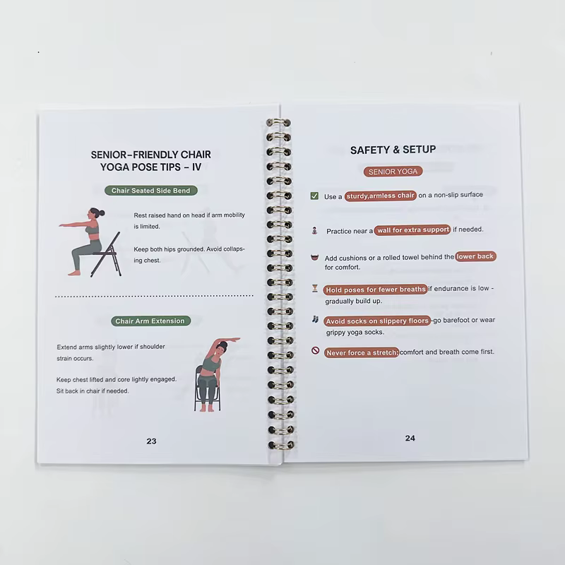 Exercices de chaise pour personnes âgées – Livre de force de 28 jours