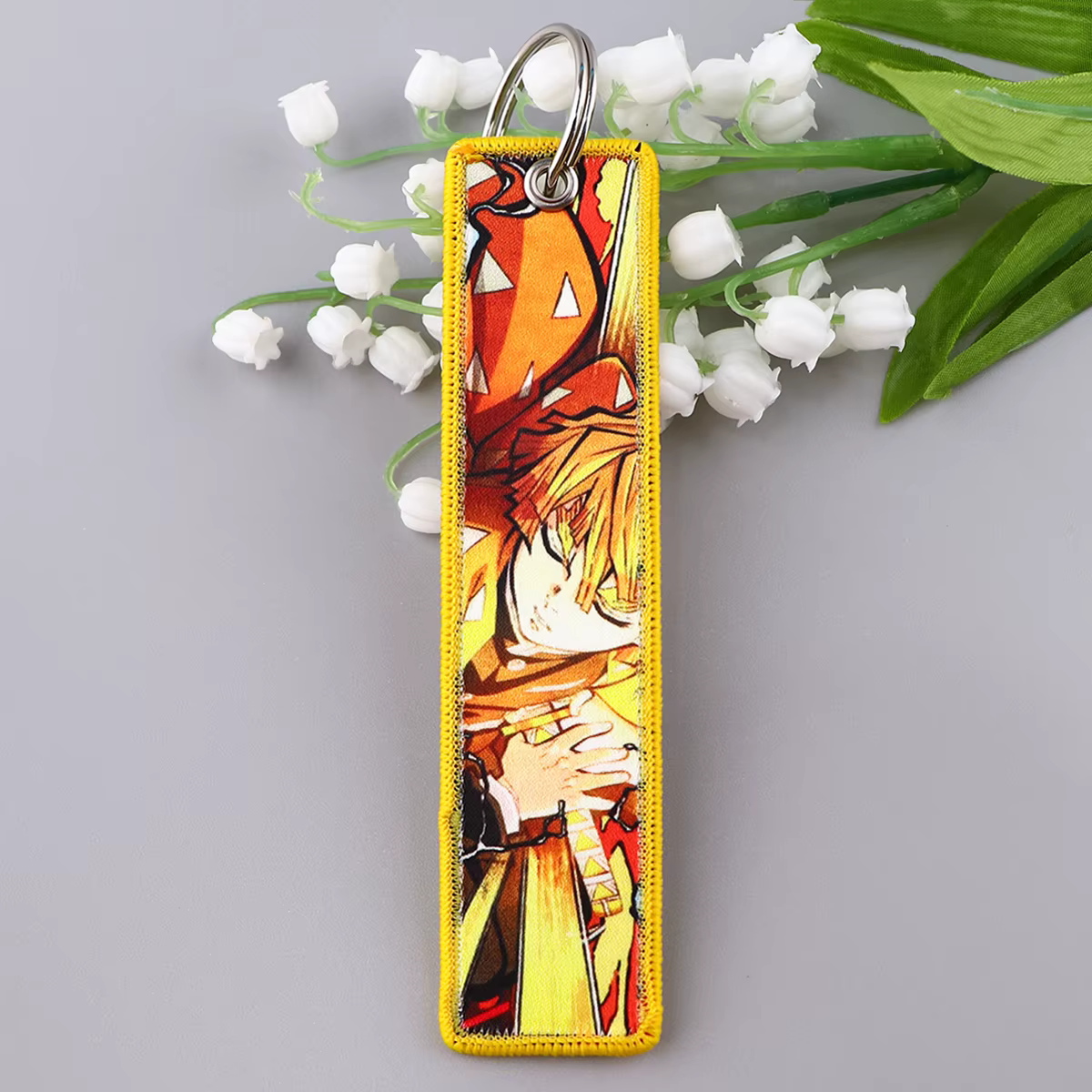 Porte-clés de personnages d'anime classique, porte-clés de broderie de manga, porte-clés pour voiture, accessoires de cosplay de Hurcycles, cadeaux de jouets
