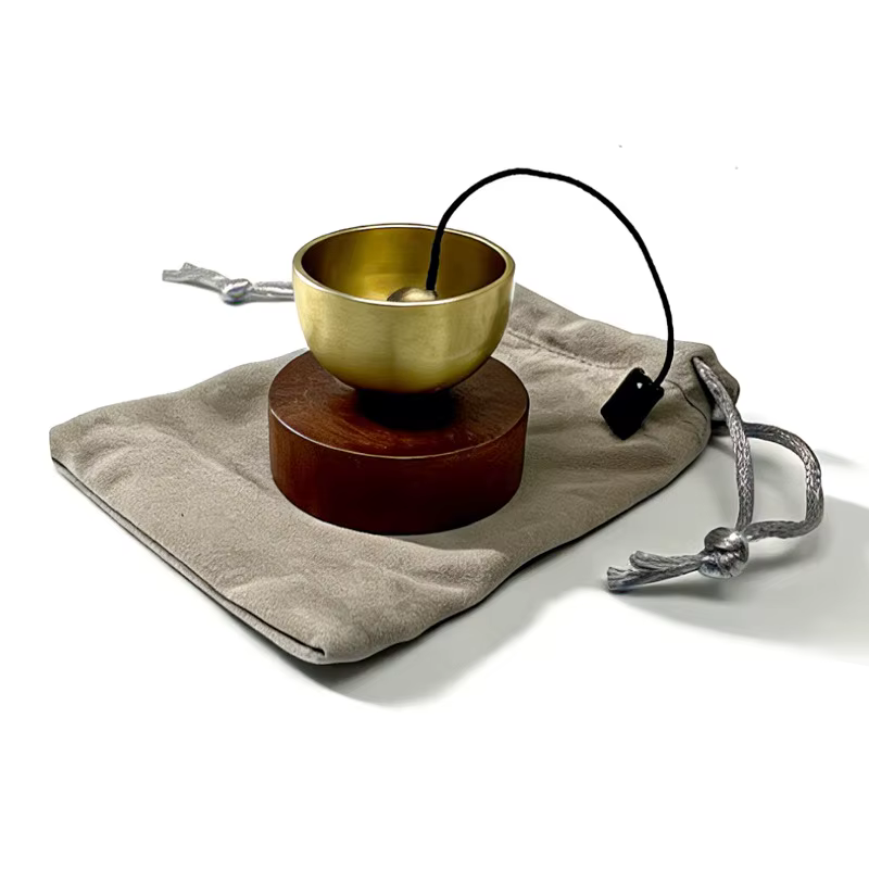 1PC Mini chanson bol ensemble méditation clair sonnerie Instrument de musique détendre l'anxiété féminine guérison Yoga réduire le Stress cloche