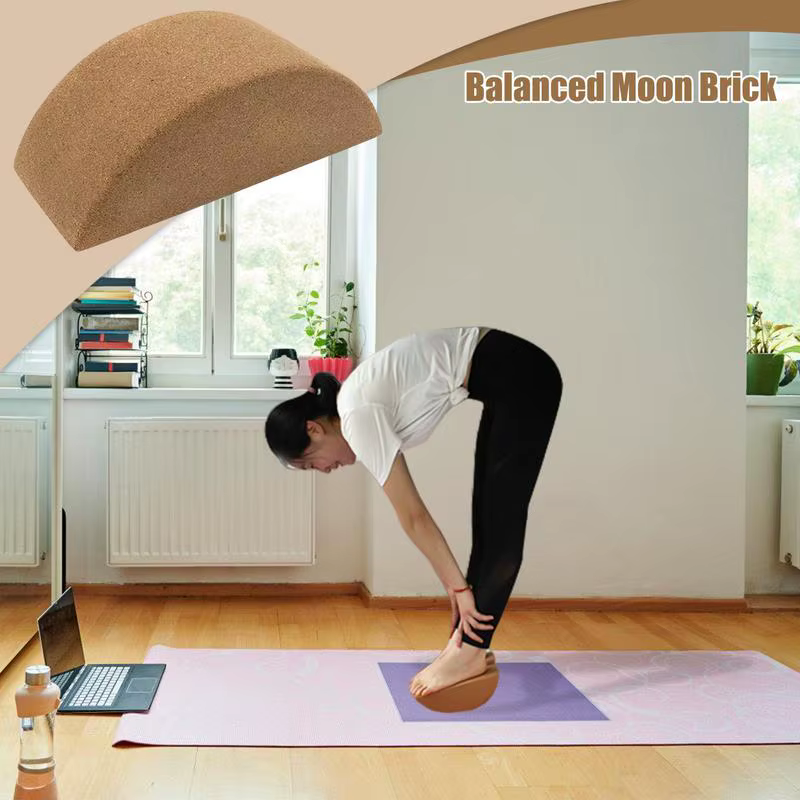 Briques d'exercice de yoga en liège naturel