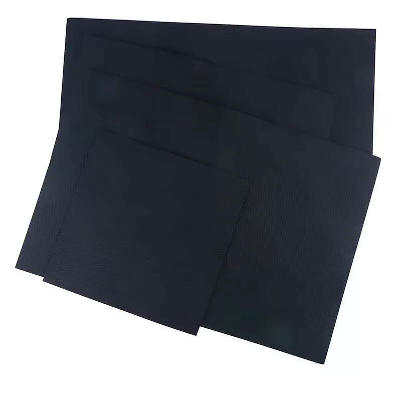 Tapis antidérapant pour aquarium, avec absorption des chocs, isolation épaissie, rembourrage paysager noir