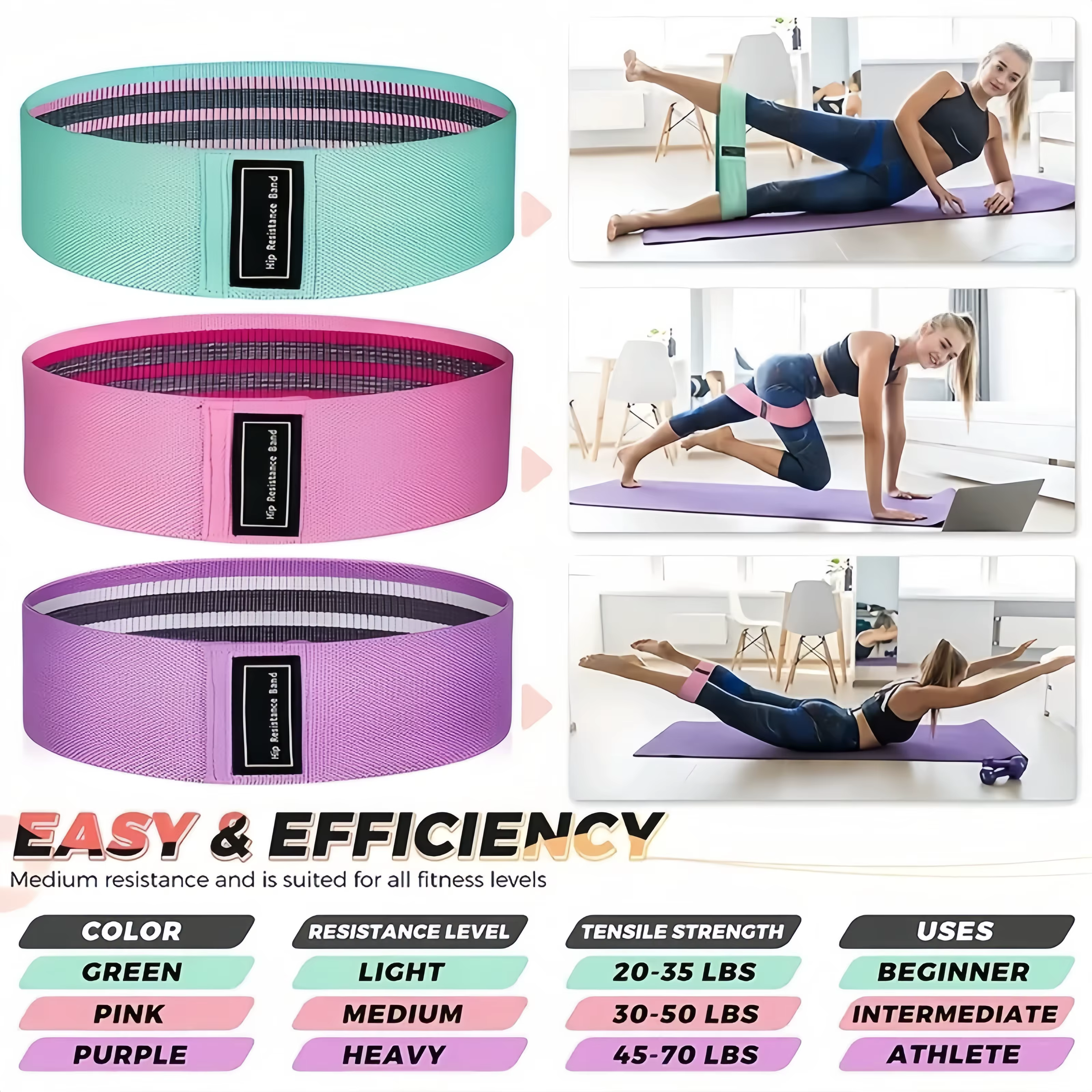 Kit de yoga à boucles Pilates 10 pièces