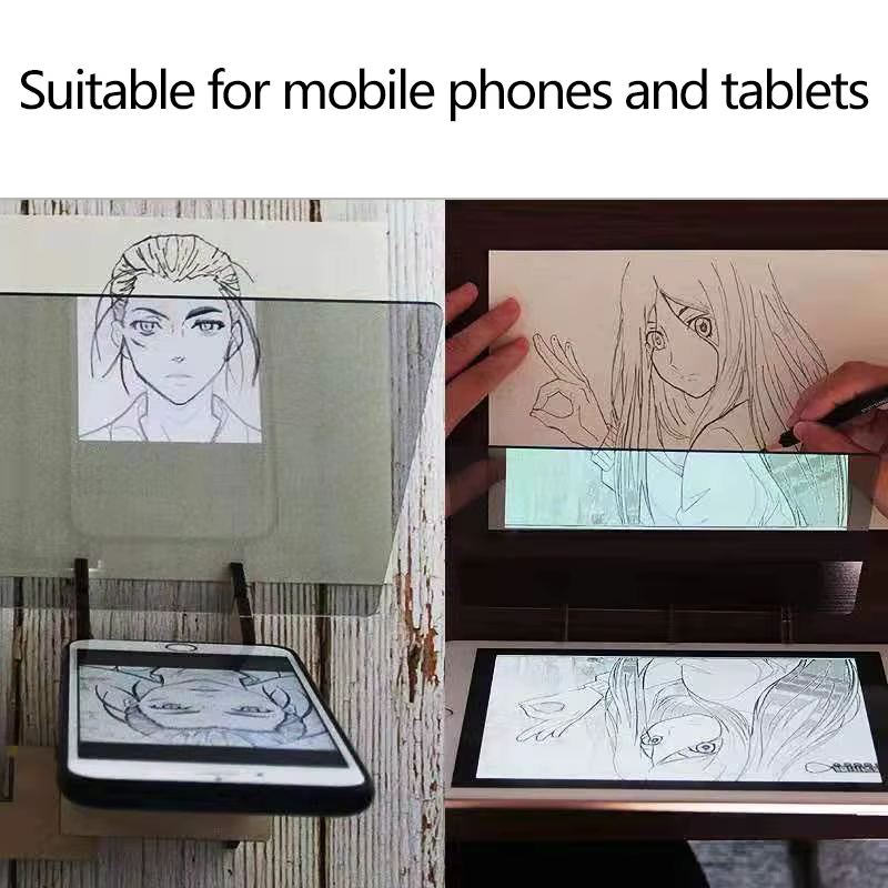 Planche à dessin, Projection, copie, apprentissage, outils de dessin, Table de croquis, planche à dessin optique, téléphone portable universel