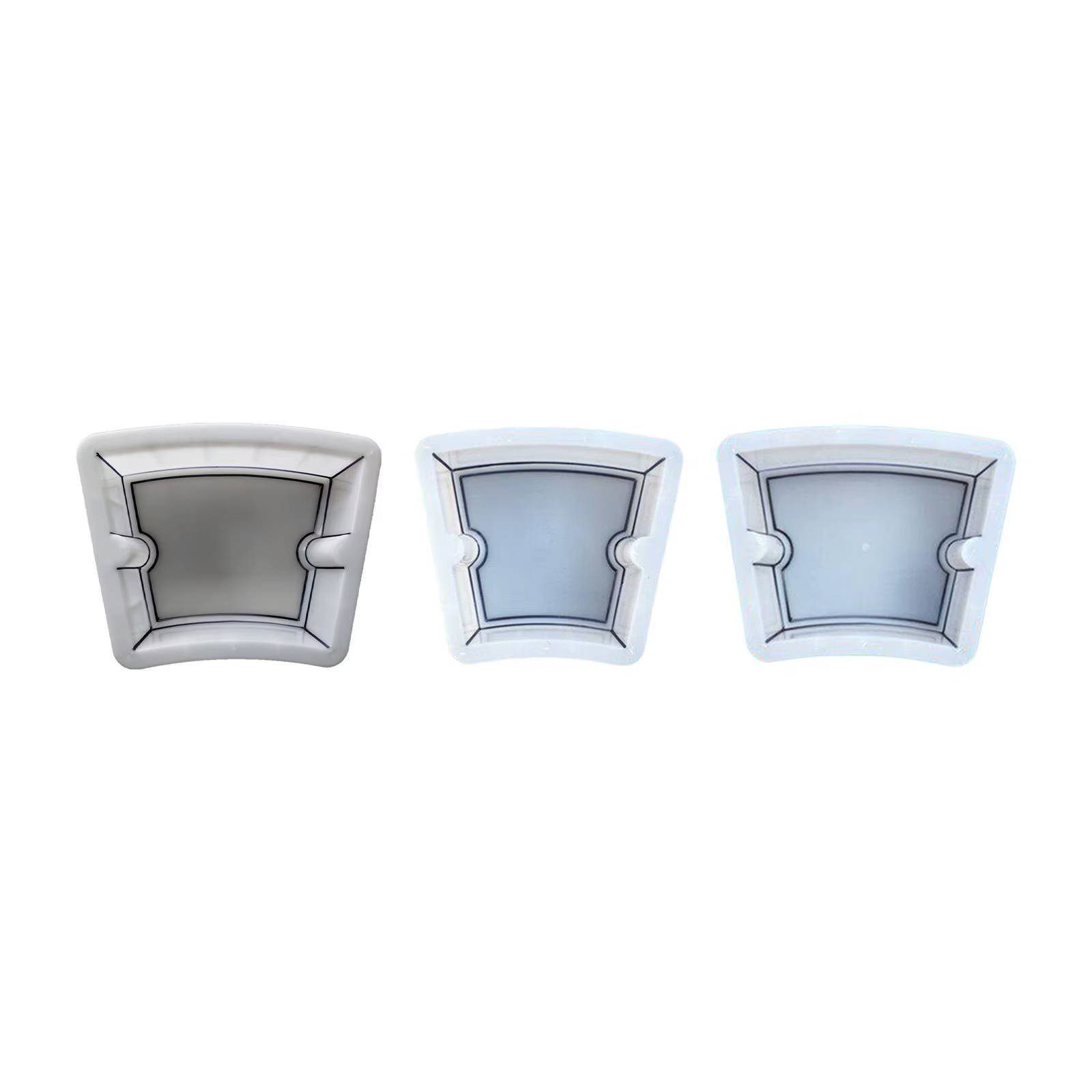 Moule à briques en béton réutilisable pour clôture de jardin et patio, moule rond pour blocs de béton, pour projets de patio, allées et chemins
