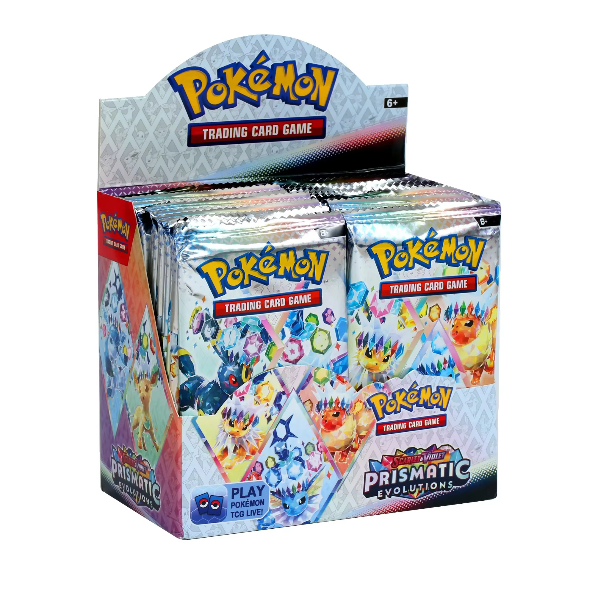 360 cartes Pokémon Prismatic Evolutions PHANTASMAL FLAMES Scarlet Violet 151 Black Bolt Booster Battle Transaction Card en anglais
